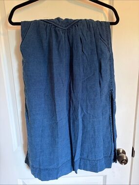 Wilfred Blue Gathered Skirt